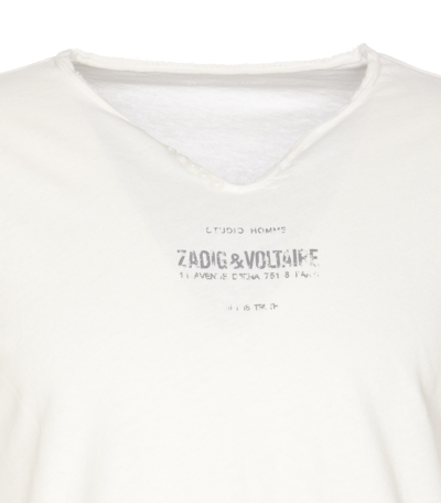 Shop Zadig &amp; Voltaire Monastir Longsleeves Top In White
