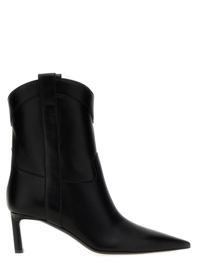 Shop Sergio Rossi Guadalupe Ankle Boots In Black