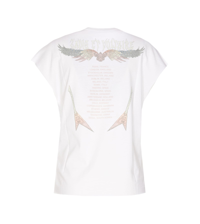 Shop Zadig &amp; Voltaire Cecilia Concert T-shirt In White