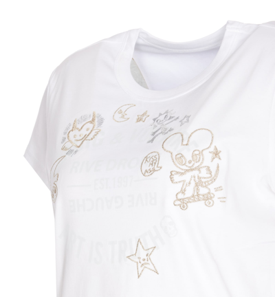 Shop Zadig &amp; Voltaire Woop Ico Blason T-shirt In White
