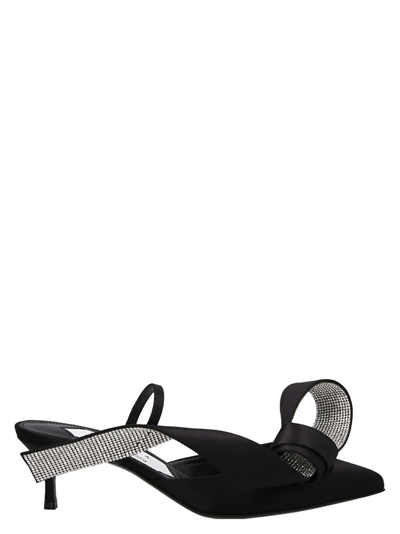 Shop Sergio Rossi Mule Area Marquise  X Area In Black