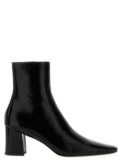 Shop Saint Laurent Rainer Ankle Boots In Black