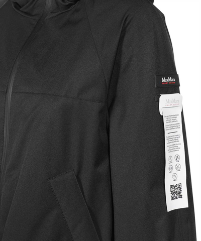 Shop Max Mara Full Zip Jacket In Black