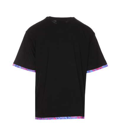 Shop Versace Jeans Couture Logo Couture T-shirt In Black