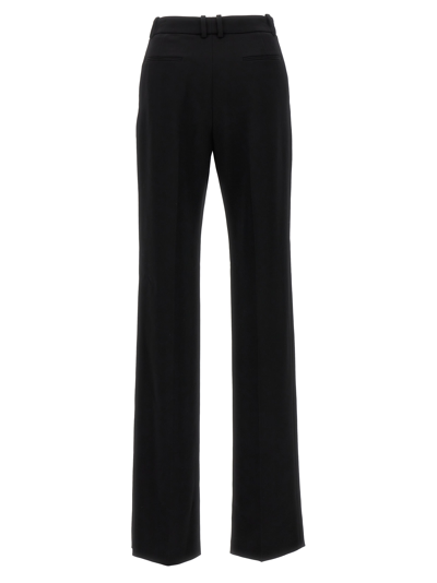 Shop Saint Laurent Tailored Pants In Black