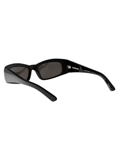 Shop Balenciaga Bb0266s Sunglasses In 001 Black Black Grey