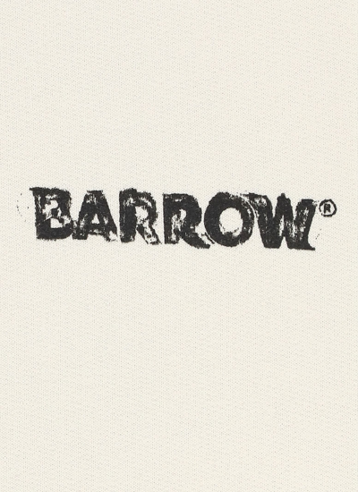 Shop Barrow Sweater With Logo In Ivory