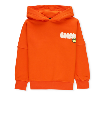 Shop Barrow Hoodie With Logo In Orange