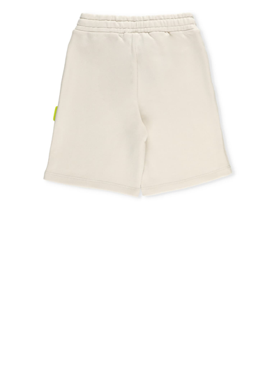 Shop Barrow Shorts With Logo In Ivory
