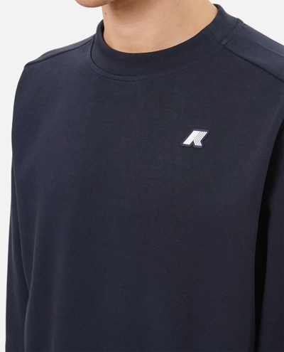 Shop K-way Medine Sweatshirt In Blue