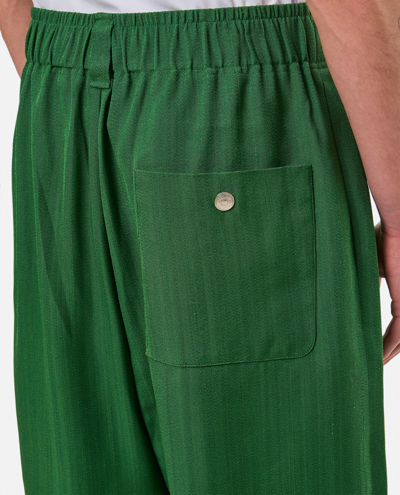 Shop Jacquemus Juego Shorts In Green