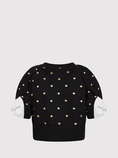 Shop Nina Ricci Cropped Polka Dot T-shirt