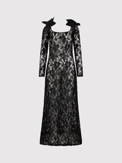Shop Nina Ricci Long Sequins Dress