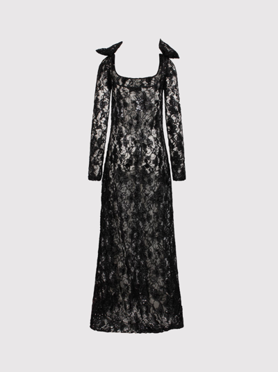 Shop Nina Ricci Long Sequins Dress