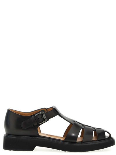 Shop Church's Hove Sandals In Black