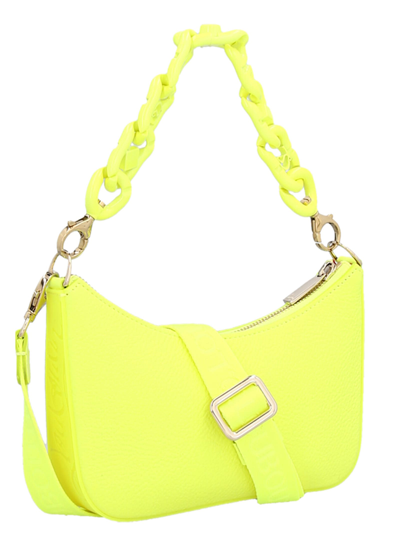 Shop Christian Louboutin Loubila Chain Mini Shoulder Bag In Yellow