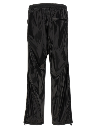Doublet Laminate Track Pants White/black In White/black