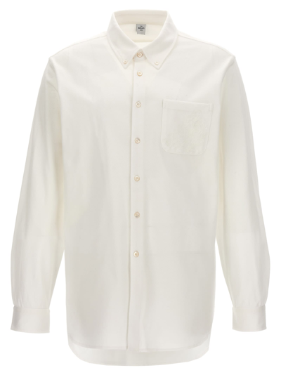 Shop Berluti Scritto Pocket Shirt In White