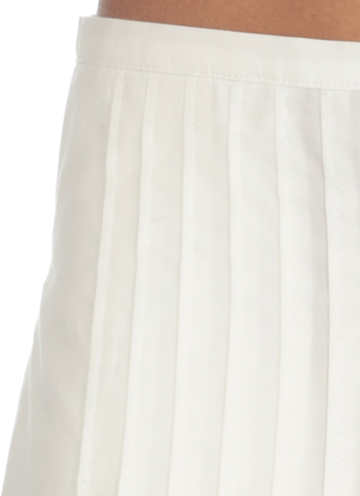 Shop Apc Cotton Skirt In White