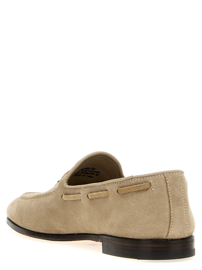 Church's Men Beige Suede Maidstone Loafers In Neutral