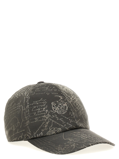 Shop Berluti Scritto Cap In Gray