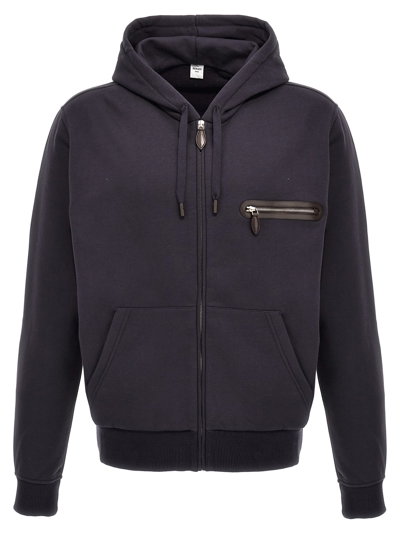 Shop Berluti 1 Jour Zipped Hoodie In Blue