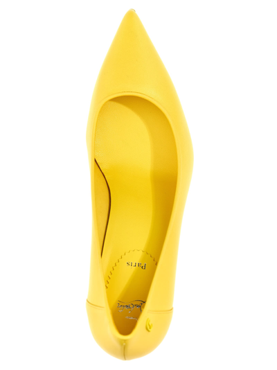 Shop Christian Louboutin Sporty Kate Pumps In Yellow