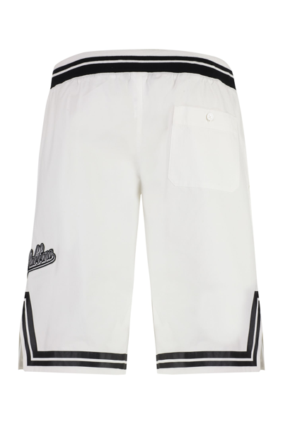 Shop Dolce & Gabbana Cotton Bermuda Shorts In White