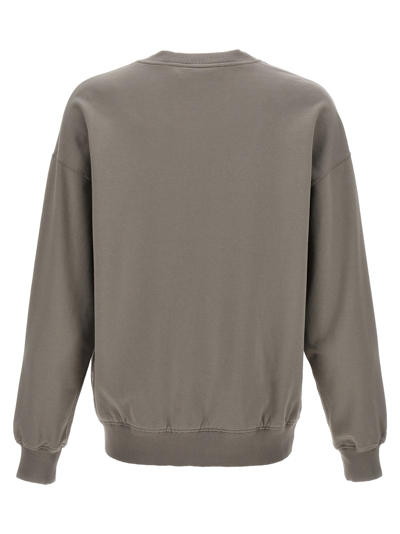 Shop Dolce & Gabbana Logo Print Sweatshirt In Gray