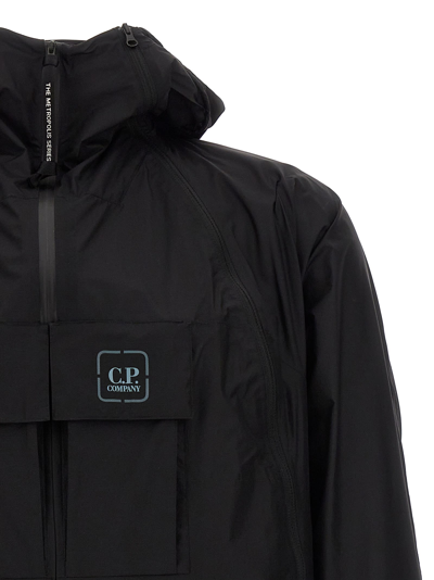 Shop C.p. Company Metropolis Series Pertex Jacket In Black