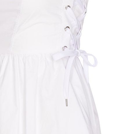 Shop Pinko Amazonia Mini Dress In White