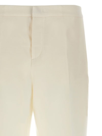 Shop Fabiana Filippi Tailored Trousers In White