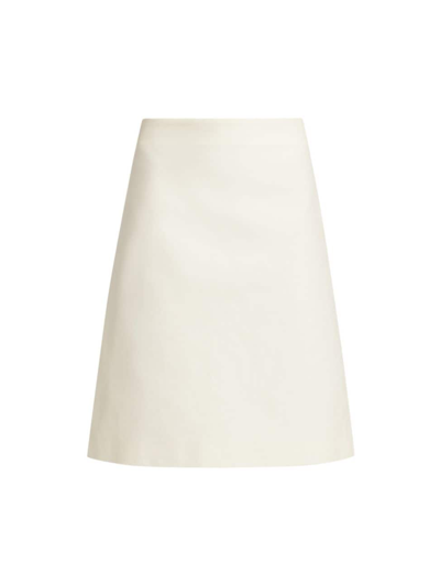 Shop Proenza Schouler Women's Adele A-line Knee-length Skirt In Eggshell