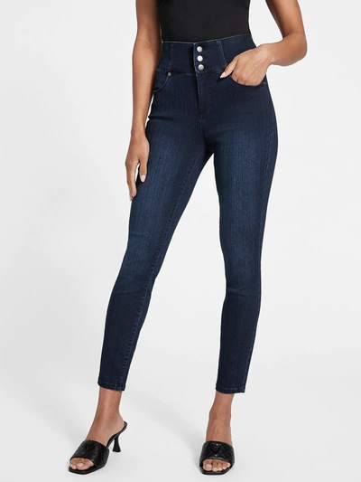 Shop Guess Factory Eco Milan Skinny Jeans In Blue