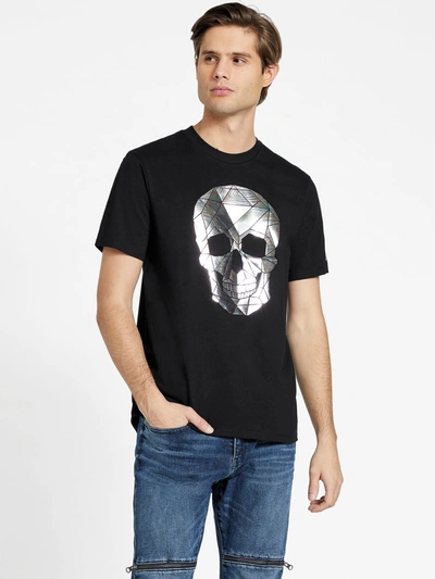 Shop Guess Factory Eco Quincy Graphic Tee In Black