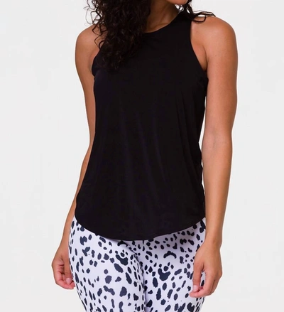 Shop Onzie Twisted Tank Top In Black