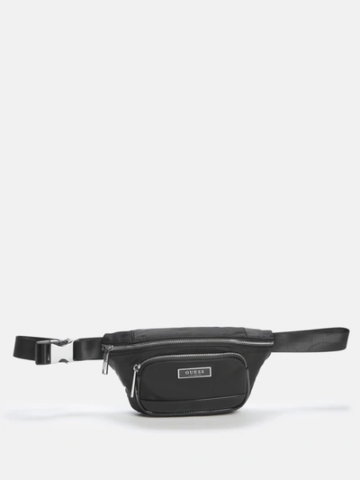 Shop Guess Factory Martin Fanny Pack In Black