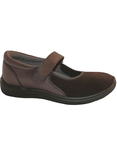 Shop Drew Magnolia Womens Leather Metallic Mary Janes In Brown