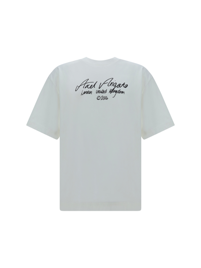 Shop Axel Arigato T-shirt In White