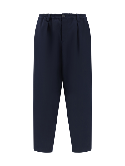 Shop Marni Pants In Blublack