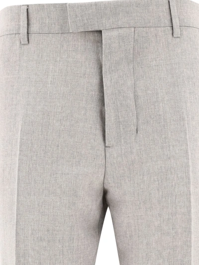 Shop Ami Alexandre Mattiussi Ami Paris Cigarette Trousers In Grey