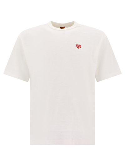 Shop Human Made "heart Badge" T-shirt In White