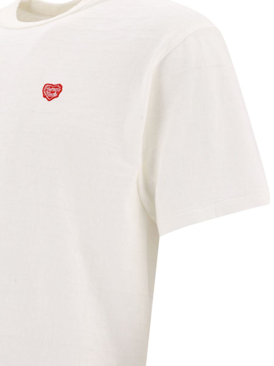 Shop Human Made "heart Badge" T-shirt In White