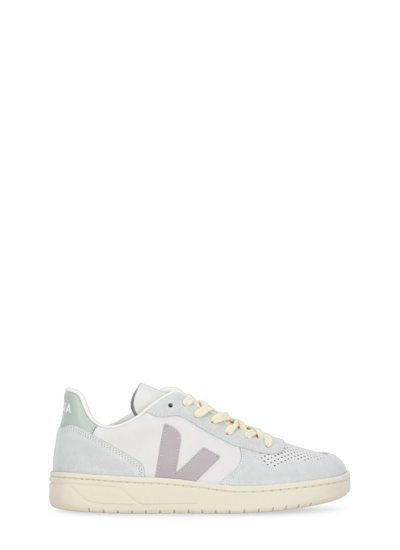 Shop Veja Sneakers Multicolour In White