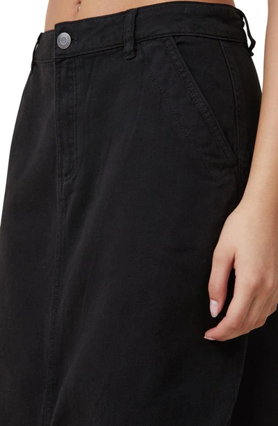 Shop Cotton On Ryder Utility Maxi Skirt In Black