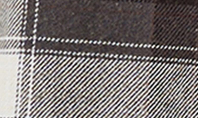 Shop Cotton On Plaid Brushed Cotton Flannel Button-up Shirt In Fin Check Graphite