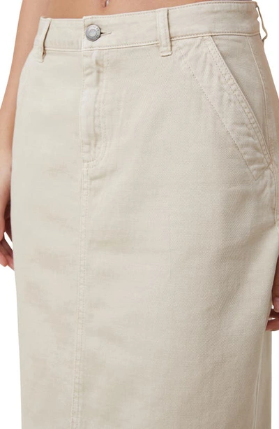 Shop Cotton On Ryder Utility Maxi Skirt In Stone