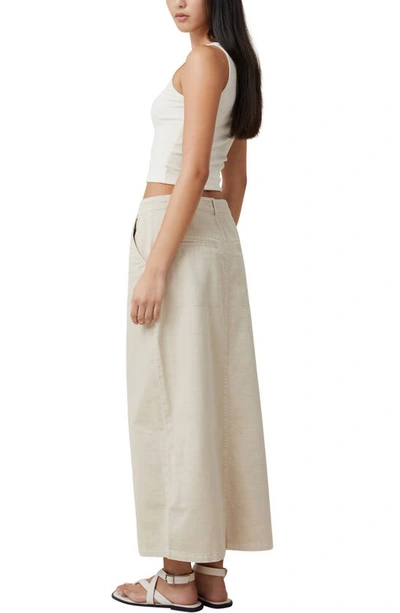 Shop Cotton On Ryder Utility Maxi Skirt In Stone