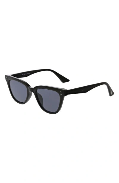 Shop Bcbg 52mm Flat Top Cat Eye Sunglasses In Black