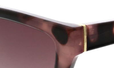 Shop Bcbg 56mm Cat Eye Sunglasses In Milky Blush Demi
